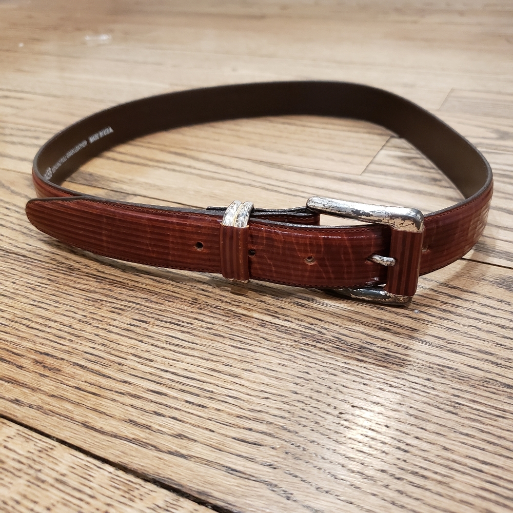 Billy Belts California brown leather belt sz 34